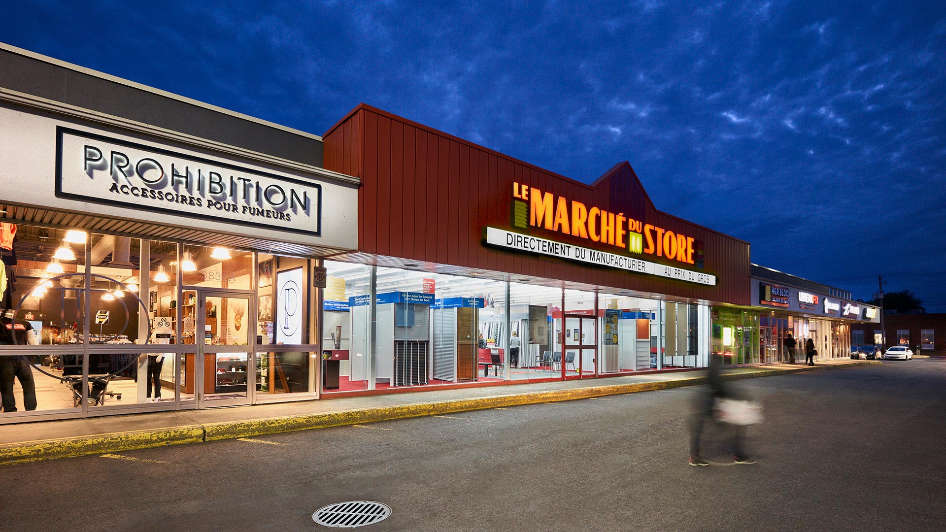 Prohibition Marrche du store Galeries Taschereau